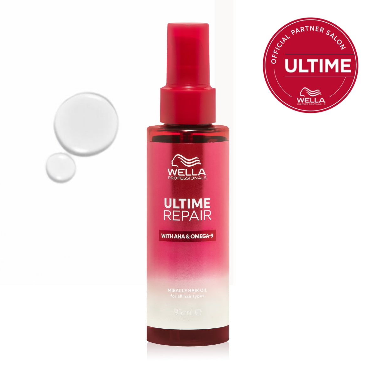 ４本 （箱無し発送）OIL. ウエラ　アルタイム リペアミラクル　アルタイム 正規品】ULTIME（アルタイム） リペア ミラクルヘアオイル 95mL