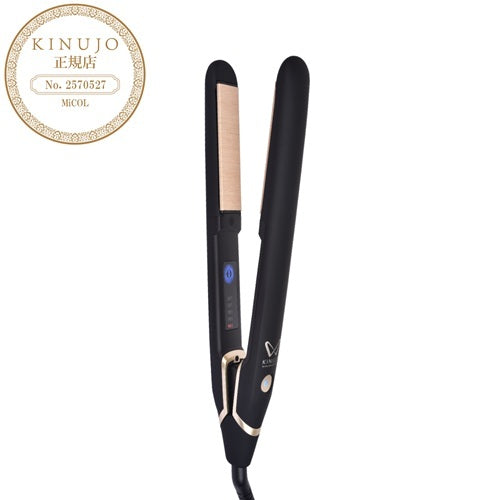 KINUJO W-worldwide model- ストレートヘアアイロン ブラック (DS200-BK)