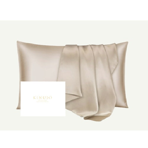 KINUJO Silk Rich Pillowcase シャンパンゴールド