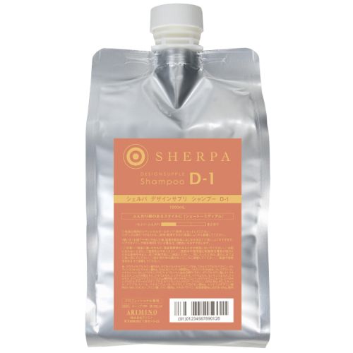 シェルパデザインサプリシャンプー　Ｄ－１　詰替　１０００ｍｌ